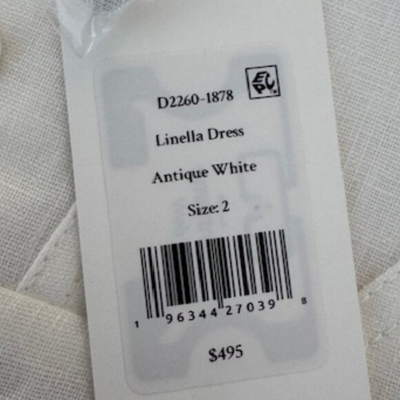 Loveshackfancy linella dress NWT White 2 $495.00 - Picture 5 of 10